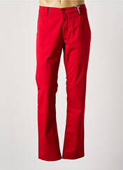 Pantalon chino rouge DELAHAYE pour homme seconde vue