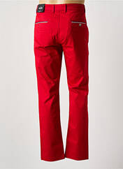 Pantalon chino rouge DELAHAYE pour homme seconde vue