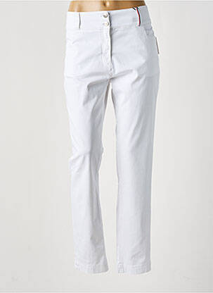 Pantalon droit blanc DELAHAYE femme