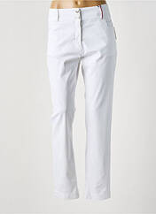 Pantalon droit blanc DELAHAYE pour femme seconde vue