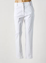 Pantalon droit blanc DELAHAYE femme