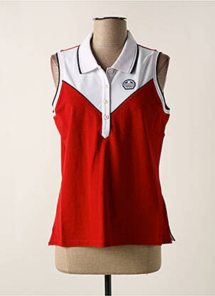 Polo rouge DELAHAYE femme