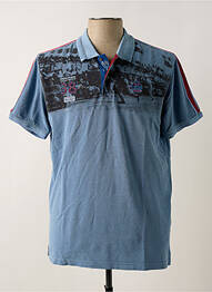 Polo bleu petrole DELAHAYE homme