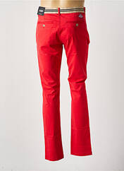 Pantalon chino rouge DELAHAYE pour homme seconde vue