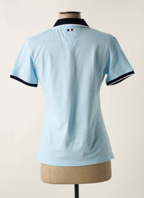 Polo bleu ciel DELAHAYE pour femme