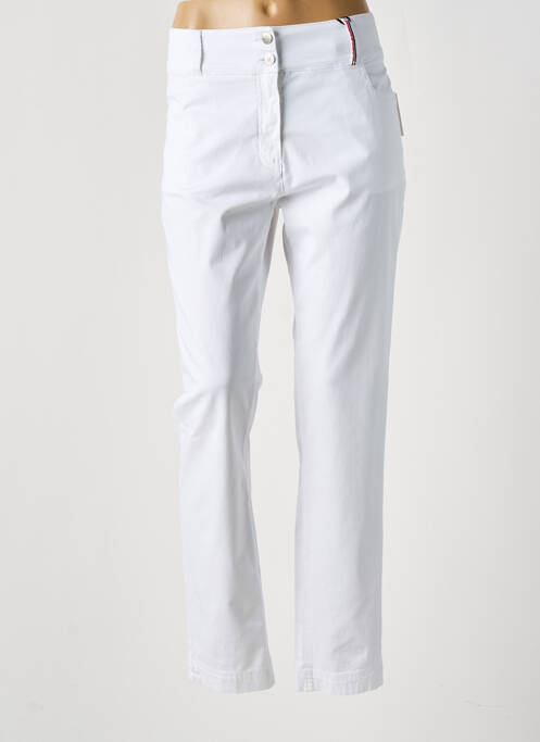 Pantalon droit blanc DELAHAYE pour femme