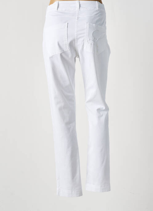 Pantalon droit blanc DELAHAYE pour femme