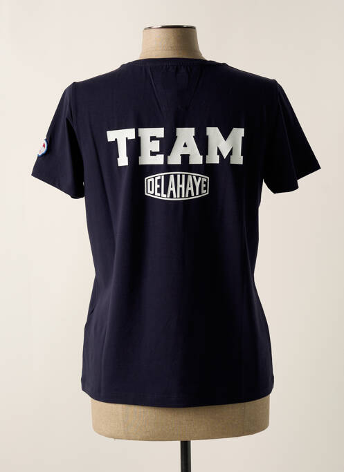 T-shirt bleu marine DELAHAYE pour femme
