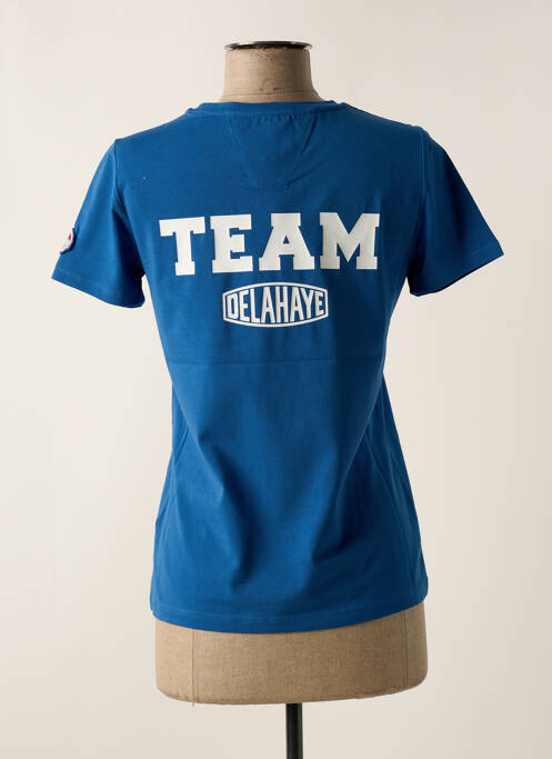 T-shirt bleu electrique DELAHAYE pour femme