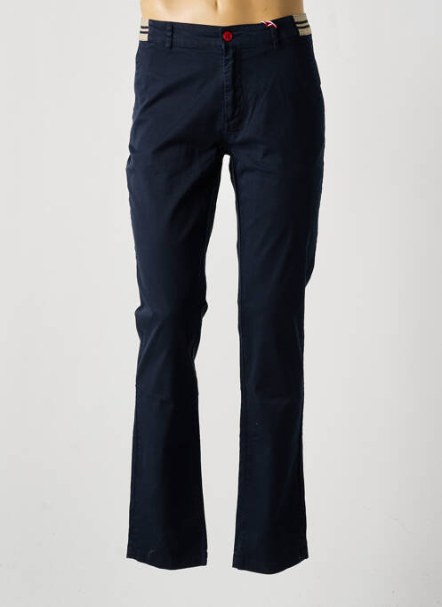 Pantalon chino bleu marine DELAHAYE pour homme