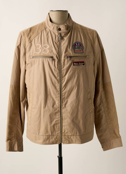 Blouson beige DELAHAYE pour homme