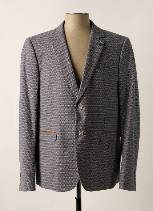 Blazer bleu DELAHAYE pour homme