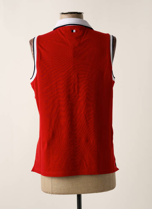 Polo rouge DELAHAYE pour femme