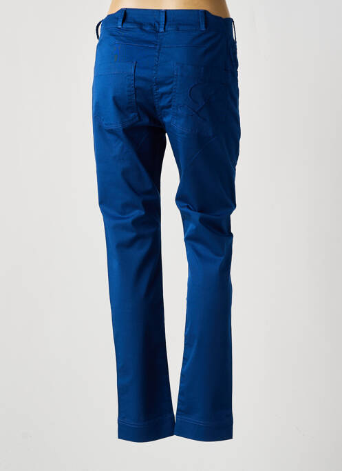 Pantalon slim bleu electrique DELAHAYE pour femme