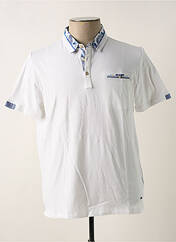 Polo blanc DELAHAYE pour homme seconde vue