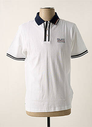 Polo blanc DELAHAYE pour homme