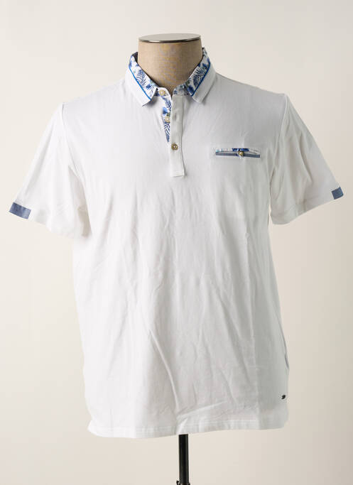 Polo blanc DELAHAYE pour homme