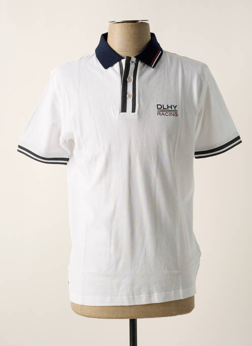 Polo blanc DELAHAYE pour homme