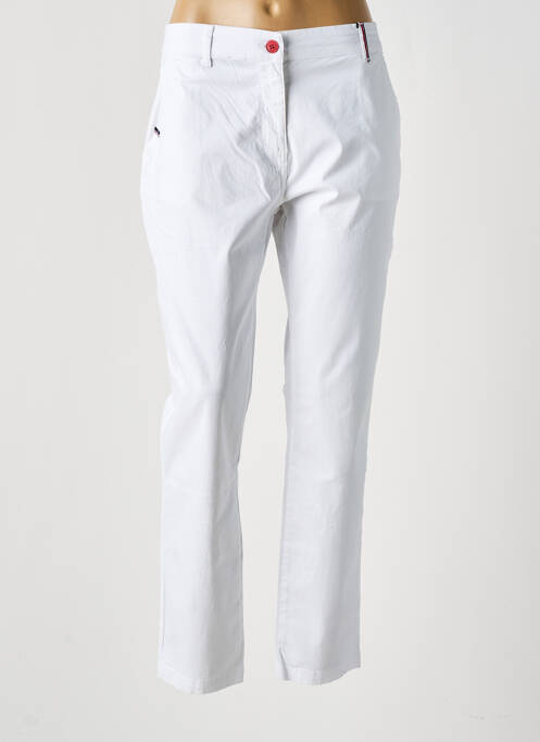 Pantalon chino blanc DELAHAYE pour femme