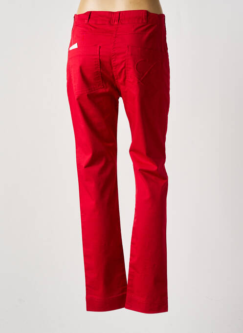 Pantalon slim rouge DELAHAYE pour femme