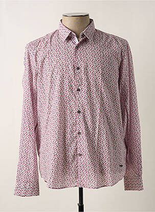 Chemise manches longues rose DELAHAYE homme