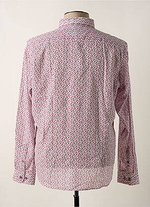 Chemise manches longues rose DELAHAYE homme