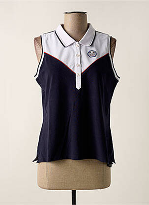 Polo bleu marine DELAHAYE femme