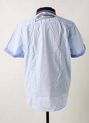 Chemise manches courtes bleu ciel DELAHAYE homme