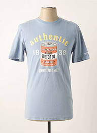 T-shirt bleu DELAHAYE homme