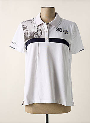 Polo blanc DELAHAYE femme