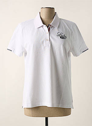 Polo blanc DELAHAYE femme