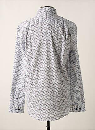 Chemise manches longues bleu marine DELAHAYE homme