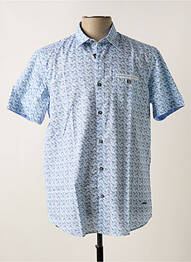 Chemise manches courtes bleu ciel DELAHAYE homme