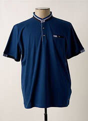 Polo bleu DELAHAYE pour homme seconde vue