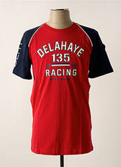 T-shirt rouge DELAHAYE pour homme seconde vue