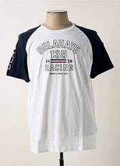 T-shirt blanc DELAHAYE pour homme seconde vue