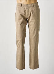 Pantalon chino beige DELAHAYE pour homme seconde vue