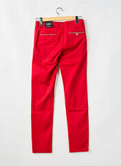 Pantalon chino rouge DELAHAYE pour homme seconde vue
