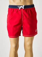 Short de bain rouge grenat DELAHAYE pour homme seconde vue