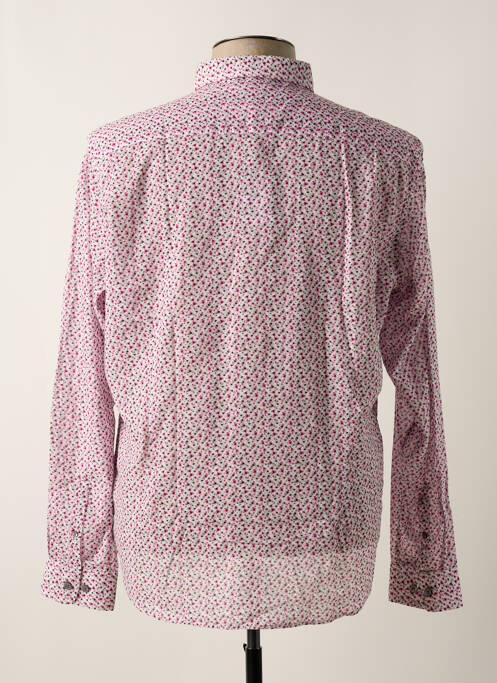 Chemise manches longues rose DELAHAYE homme