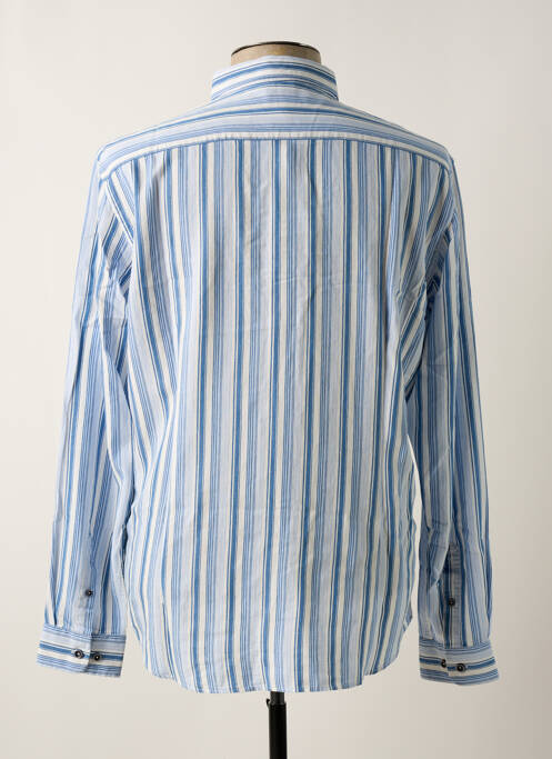 Chemise manches longues bleu ciel DELAHAYE pour homme