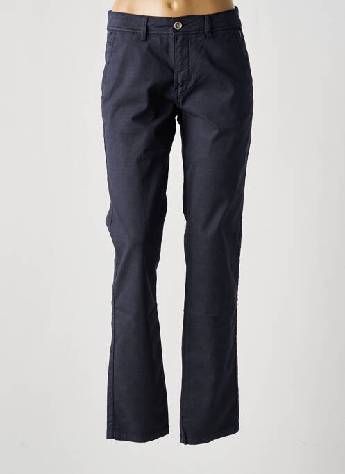 Pantalon chino bleu DELAHAYE pour homme