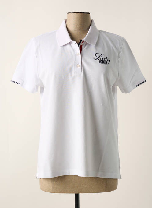 Polo blanc DELAHAYE pour femme