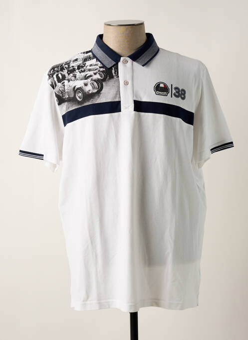 Polo blanc DELAHAYE pour homme