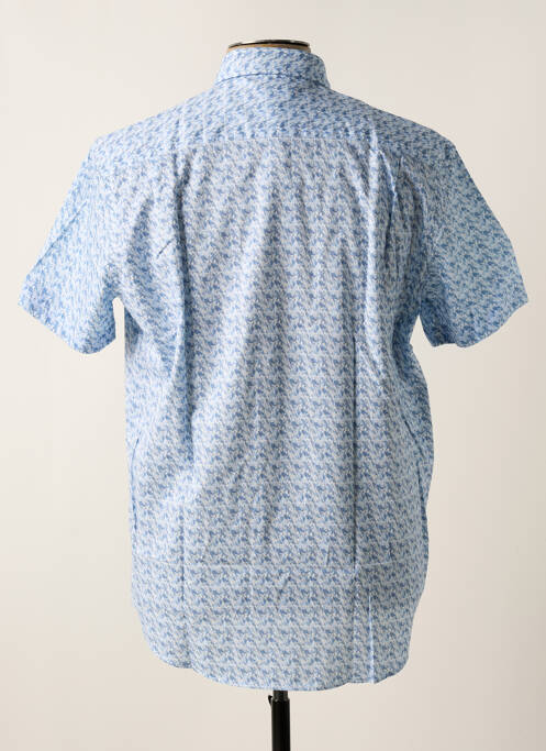 Chemise manches courtes bleu ciel DELAHAYE pour homme