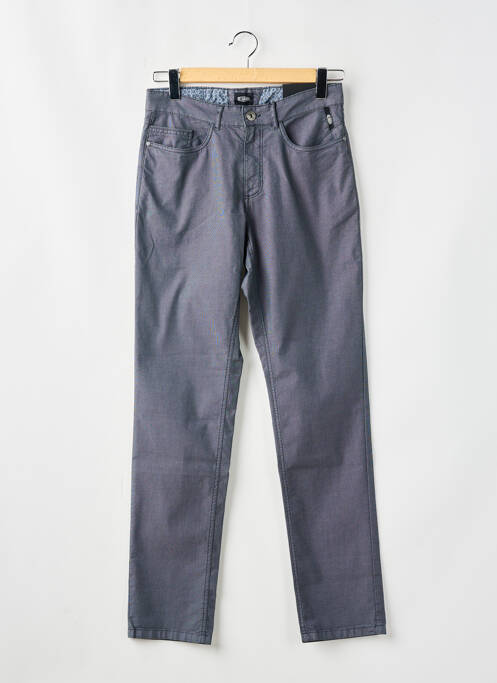 Pantalon slim bleu DELAHAYE pour homme