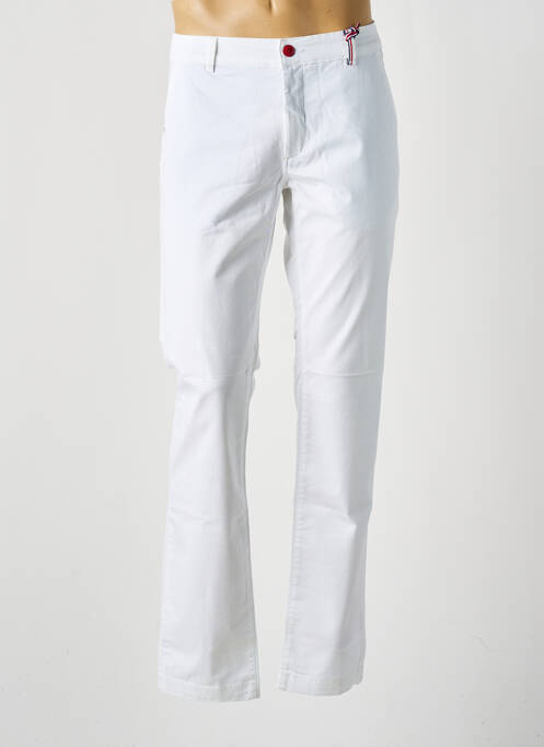 Pantalon chino blanc DELAHAYE pour homme