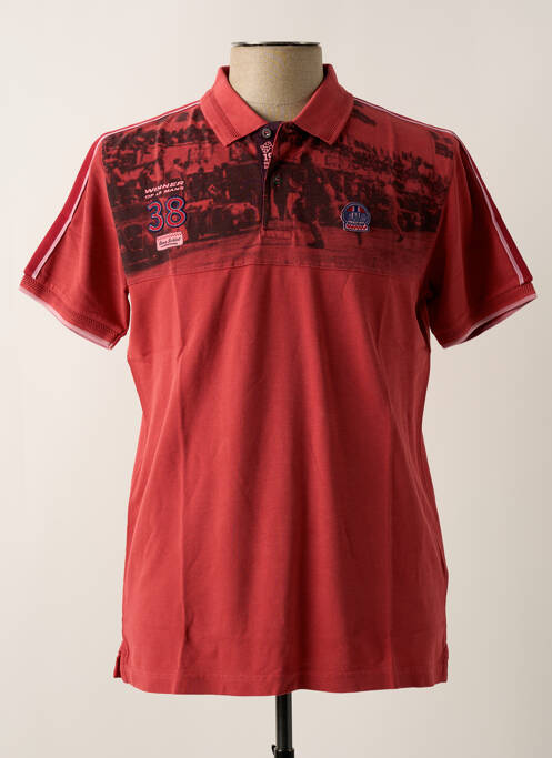 Polo rouge DELAHAYE pour homme