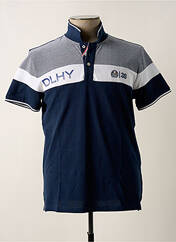 Polo bleu marine DELAHAYE pour homme seconde vue