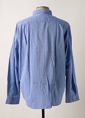 Chemise manches longues bleu DELAHAYE pour homme seconde vue